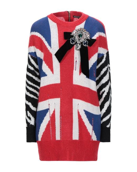 Marco Bologna Red Sweater Acrylic, Polyamide, Mohair Wool, Wool, Viscose