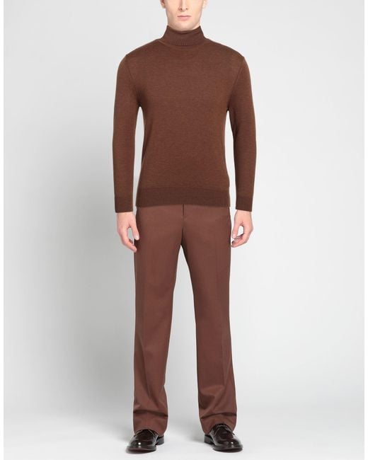 Ballantyne Brown Turtleneck for men