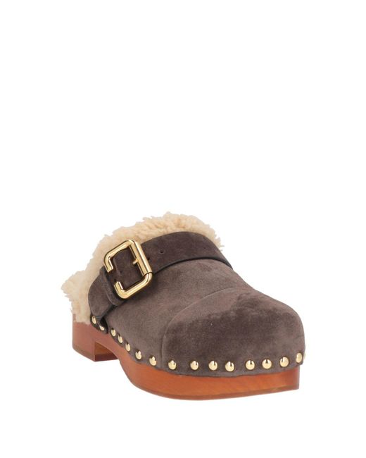 Chloé Brown Mules & Clogs