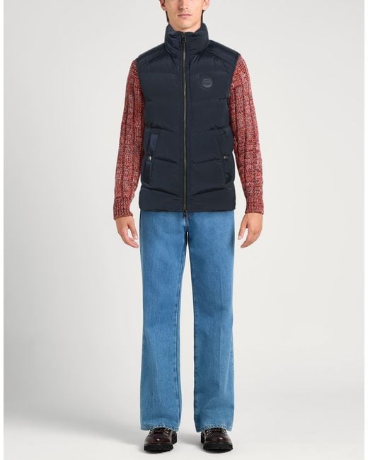 Woolrich Blue Midnight Vest Polyamide, Elastane for men