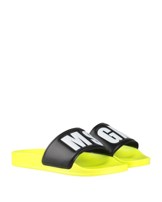 MSGM Yellow Sandale