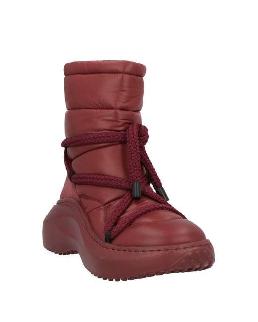 Vic Matié Red Brick Ankle Boots Synthetisches Material, Textile Fibers
