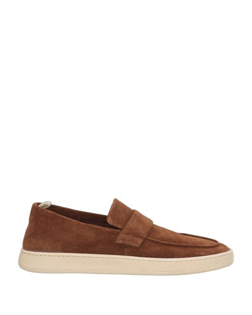Officine Creative Brown Loafers for men