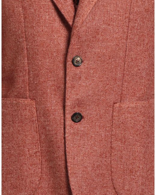L.b.m. 1911 Red Blazer Wool, Polyester for men