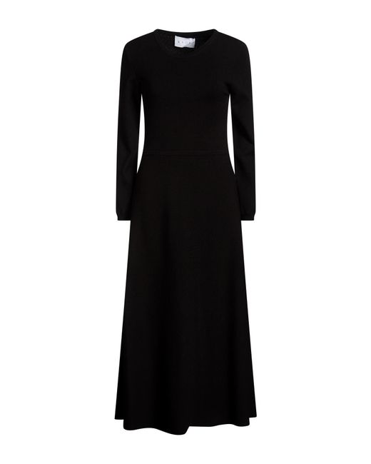 Kaos Black Midi Dress