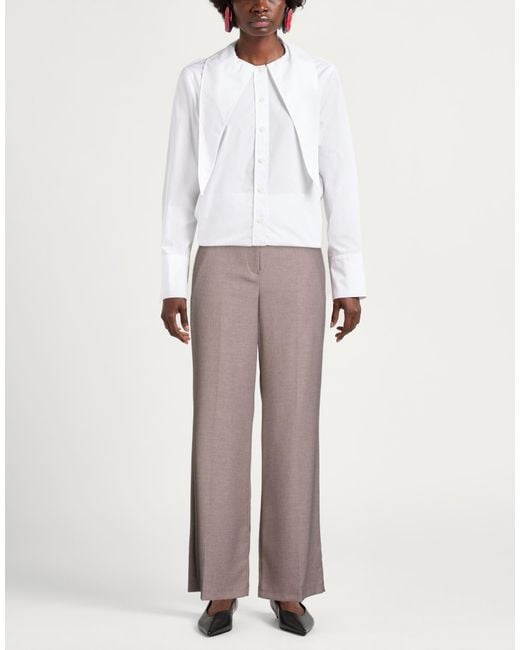 Kaos Brown Pants Polyester