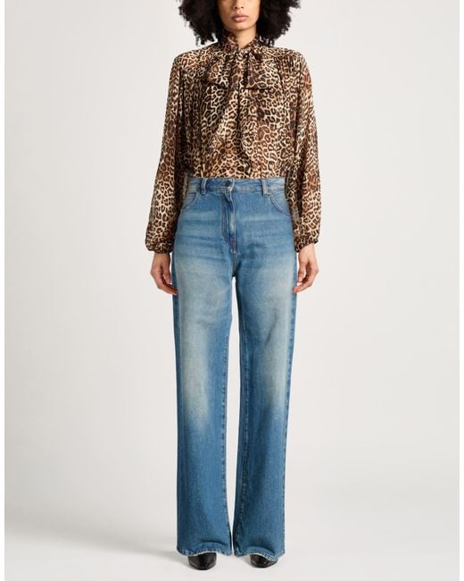 MSGM Blue Jeans Cotton
