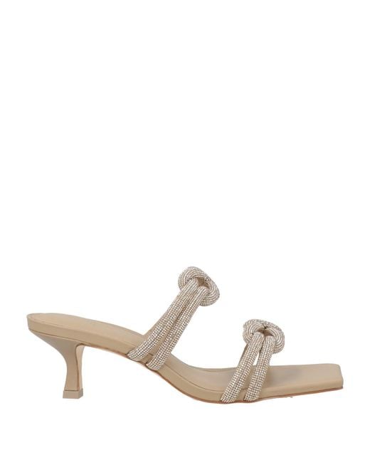 Cult Gaia Natural Sandals Textile Fibers