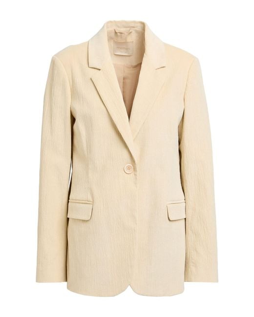 Momoní Natural Ivory Blazer Cotton, Modal, Elastane