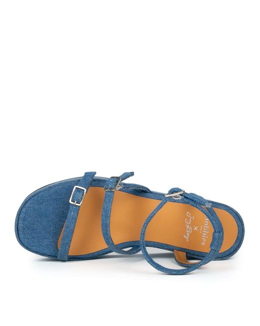Bobbies Blue Sandale
