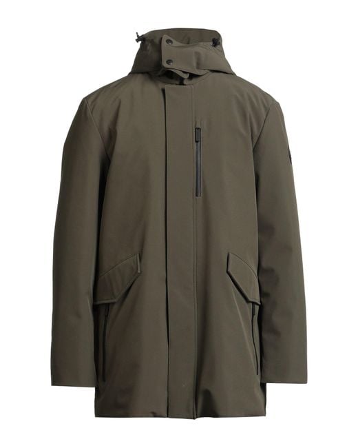 Woolrich Green Coat for men