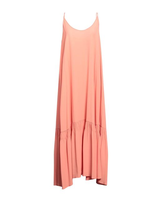 Semicouture Pink Maxi Dress