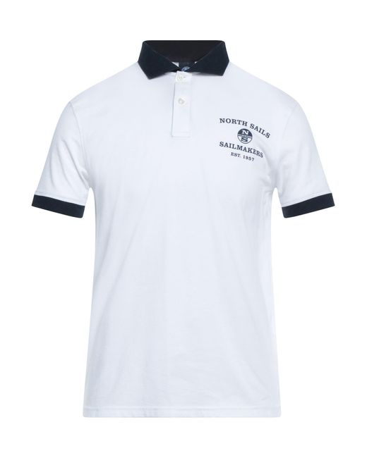 North Sails White Polo Shirt for men