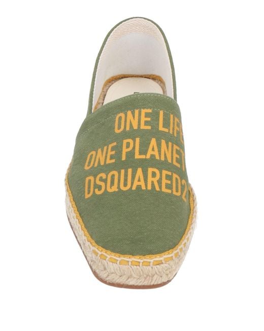 DSquared² Green Espadrilles for men