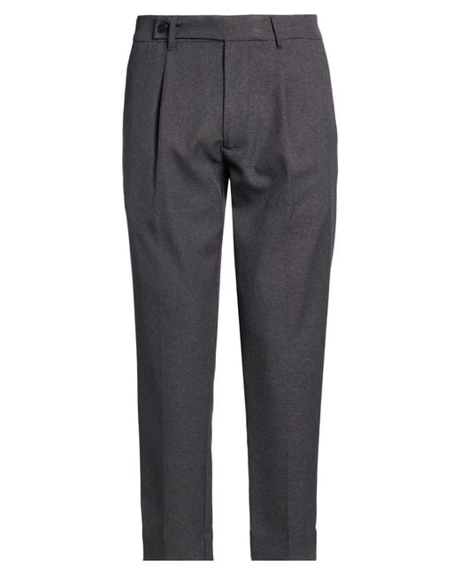 Gazzarrini Gray Pants Polyester, Viscose, Elastane for men