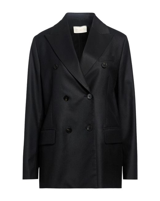 Slowear Black Blazer Virgin Wool