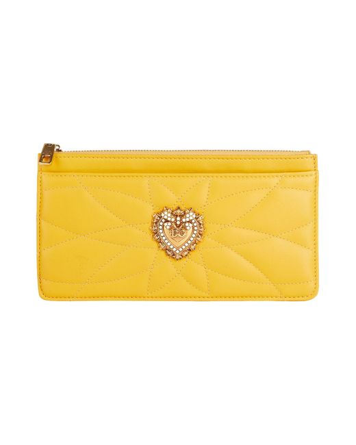 Dolce & Gabbana Yellow Wallet