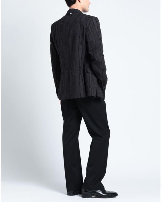 MSGM Black Blazer for men