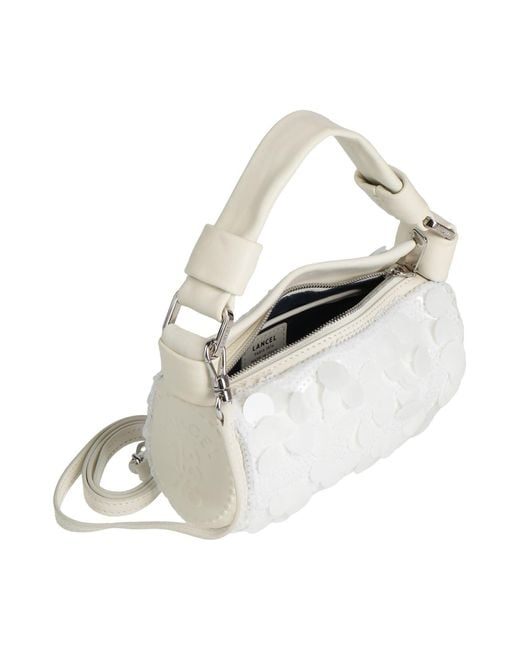 Lancel White Handbag