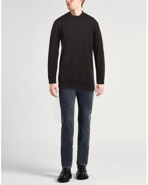 Daniele Fiesoli Black Sweater Virgin Wool for men