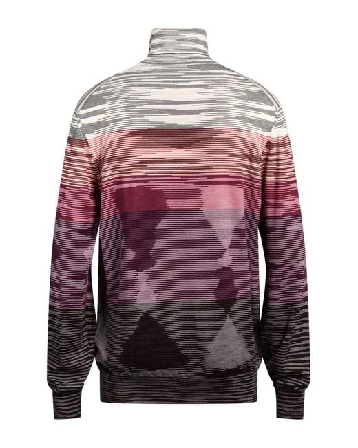 Missoni Pullover Mit Intarsienmuster in Red für Herren