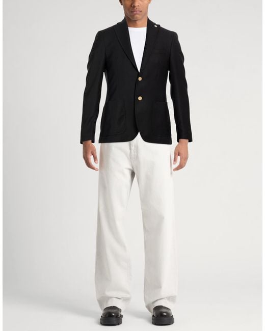 Manuel Ritz Black Blazer for men