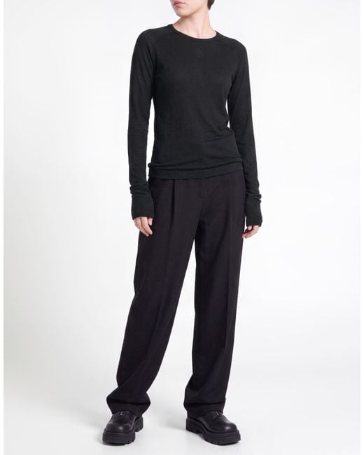 By Malene Birger Black Sweater Lyocell, Organic Hemp