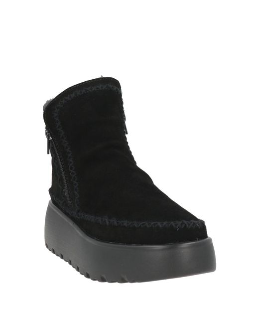 CafeNoir Black Ankle Boots
