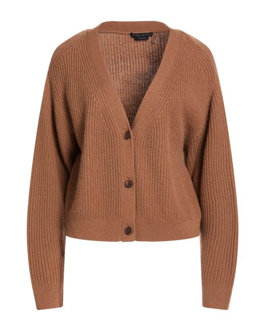 Alice + Olivia Brown Cardigans