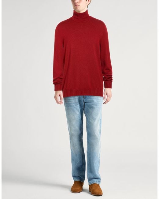 Drumohr Red Turtlenecks for men
