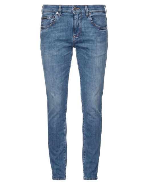 Dolce & Gabbana Blue Jeans Cotton, Elastane for men