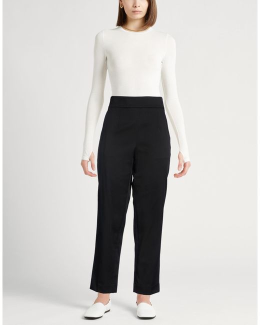 Forte_forte Black Pants Cotton
