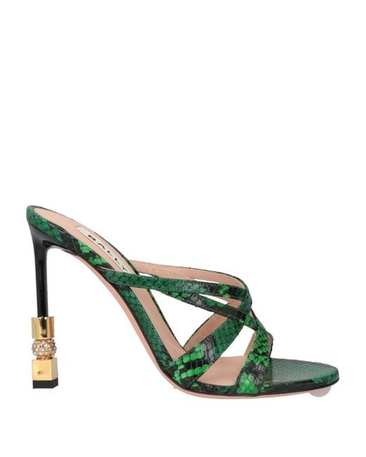 Bally Green Sandals