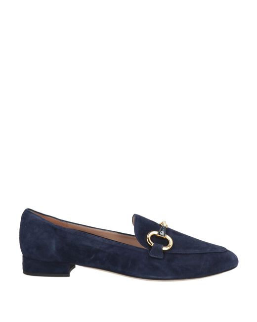 Status Blue Loafers Leather