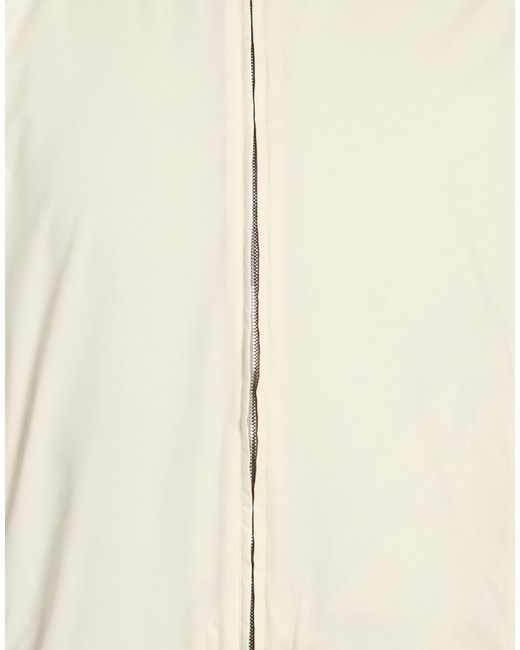 Canali Natural Ivory Jacket Polyester for men