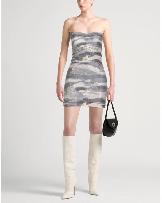 KNWLS Gray Mini-Kleid
