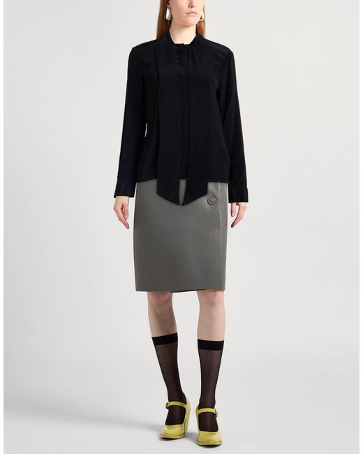 Versace Black Shirt Acetate, Silk