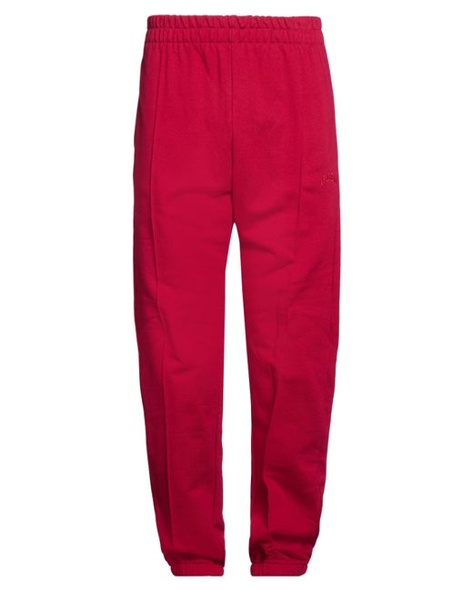 Gcds Red Garnet Pants Polyester for men
