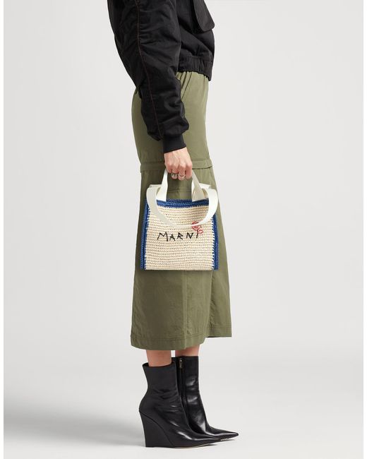 Marni Blue Handbag Viscose