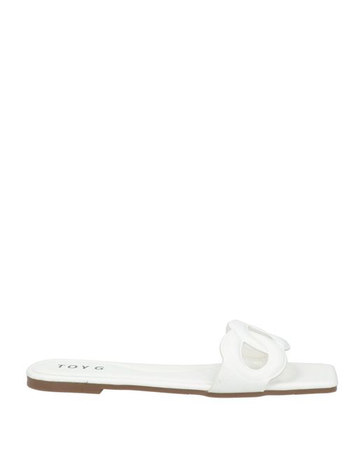 Toy G. White Sandals