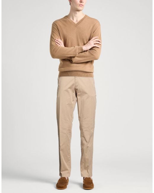 Barbati Natural Pants Cotton, Elastane for men