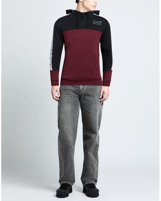 EA7 Red Sweatshirt for men