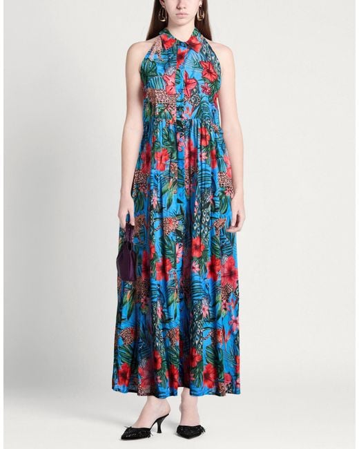 CONNOR & BLAKE Blue Maxi Dress Cotton