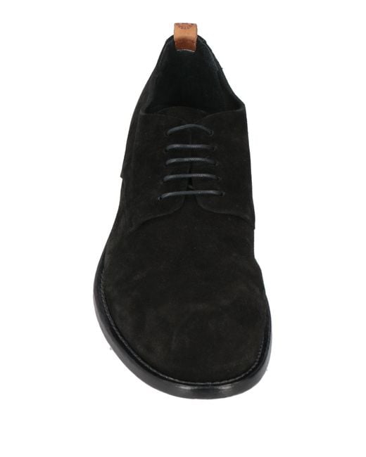 Buttero Black Lace-up Shoes for men