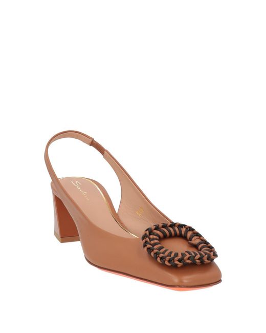 Santoni Brown Pumps