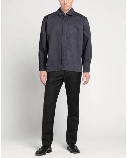 GR10K Gray Shirt Cotton for men