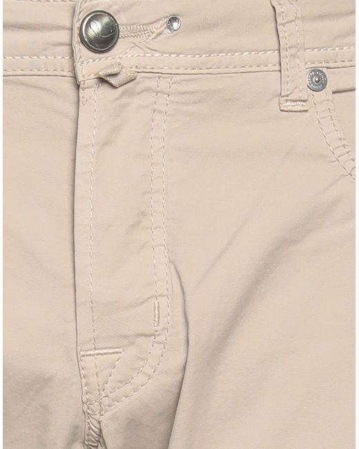 Jacob Coh?n Natural Khaki Pants Cotton, Elastane for men