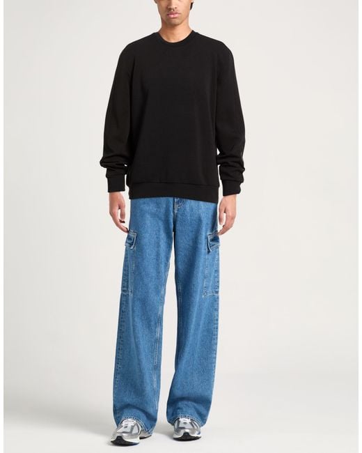 Colmar Black Sweatshirt Cotton, Polyester, Elastane for men
