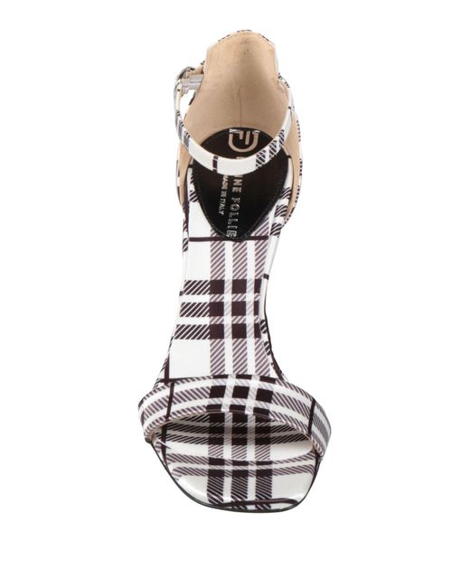 Divine Follie Metallic Sandals Textile Fibers