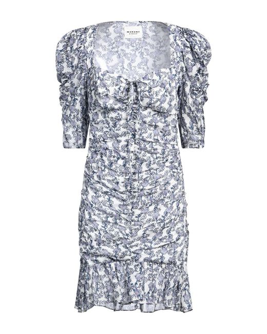 Isabel Marant Blue Mini Dress Cotton